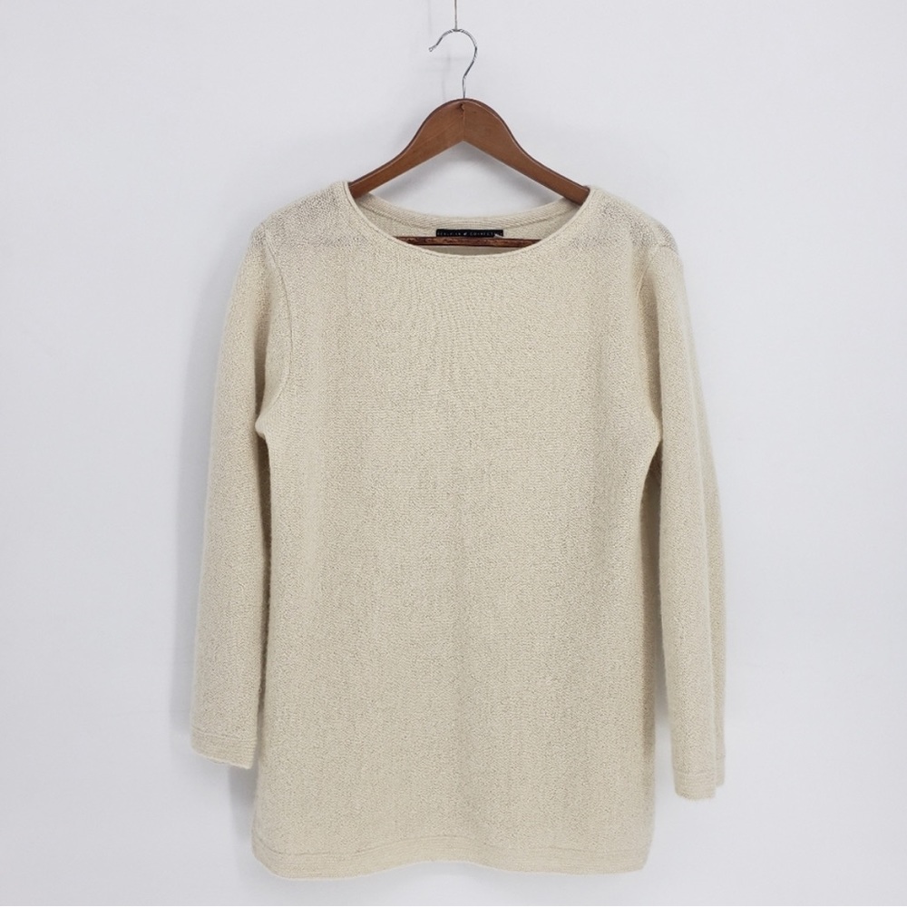 Peruvian Connection Boatneck Pull Over Sweater Sm… - image 2